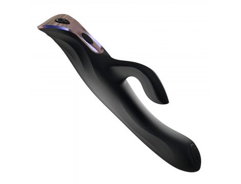 Wibrator króliczek Rachel Deluxe Power Escorts czarny silikonowy USB 23 cm - 4