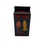Wibrujący korek analny pompowany Power Escorts silikonowy 10 cm miąższowy - 2