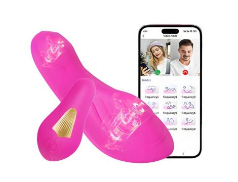Power Escorts - VIVI - App Remote Panty Vibe - Red - 3