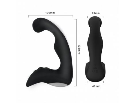 New prostate stimulator black rechargeable prostate stimulator