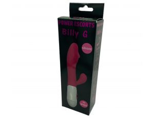 Wibrator króliczek silikonowy Power Escorts 20 cm czarny