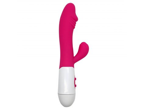 Wibrator króliczek silikonowy Power Escorts 20 cm czarny - 2