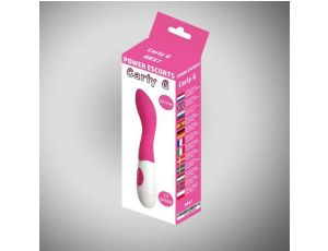 Carly g pink 20 cm silicone vibrating 10 speed