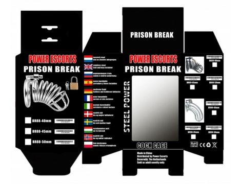 Prison BReak metal medium 45 mm with lock