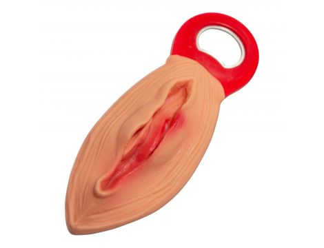 Otwieracz do butelek w kształcie cipki Kinky Pleasure złoty - 4
