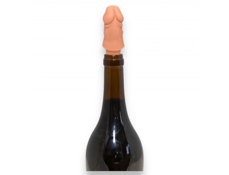 Korek do wina w kształcie penisa Kinky Pleasure biały - 3