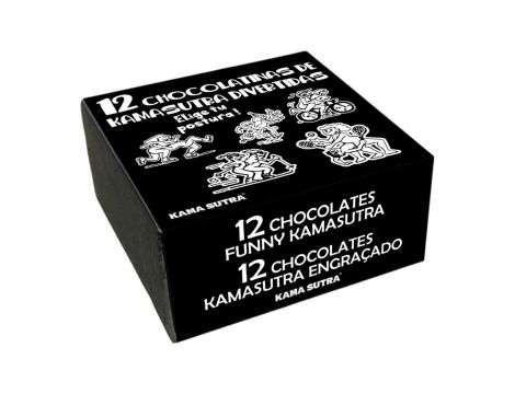 Kinky Pleasure - DS029 - Kamasutra Chocolate Box - 12 Funny and Delicious Treats