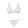 Ouno-Sexy Lingerie Set 2 parts-S/M-White - 4