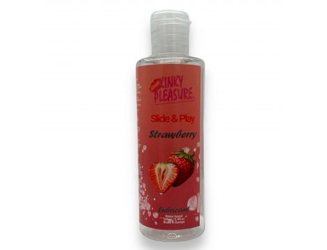 Lubrykant smakowy truskawkowy Kinky Pleasure 100 ml - 3