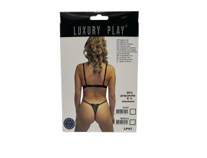 Bielizna-Luxury Play - Lingerie Set Medium Black