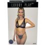 Bielizna-Luxury Play - Lingerie Set Medium Black - 3