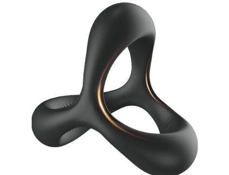 Ring- 3in1 Cockring Black - 3