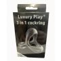 Ring- 3in1 Cockring Black - 2