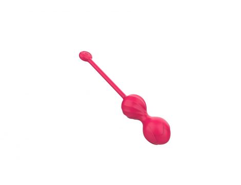 Kulki Kegla Lovesecret Premium z aplikacją różowe silikonowe USB 22 cm - 10