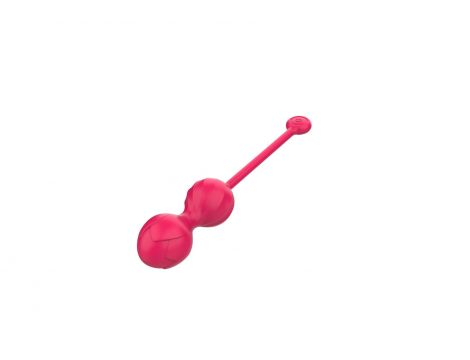 Kulki Kegla Lovesecret Premium z aplikacją różowe silikonowe USB 22 cm - 5