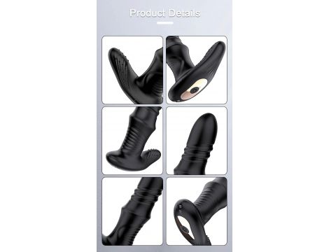 Masażer prostaty Lovesecret Premium sterowany aplikacją USB 12 cm - 11