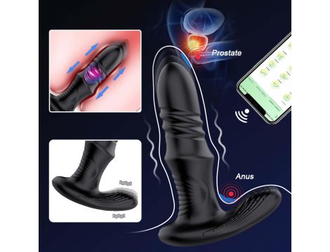 Masażer prostaty Lovesecret Premium sterowany aplikacją USB 12 cm - 8