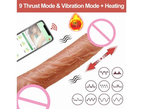Wibrator realistyczny Lovesecret Premium z aplikacją 21.5 cm - 4