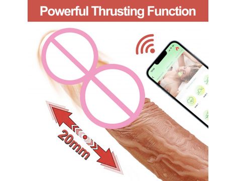 Wibrator realistyczny Lovesecret Premium z aplikacją 21.5 cm - 10