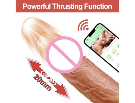 Wibrator realistyczny Lovesecret Premium z aplikacją 21.5 cm - 14