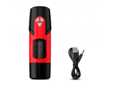 Masturbator obrotowo teleskopowy Lovesecret LS05 z aplikacją 27 cm - 12