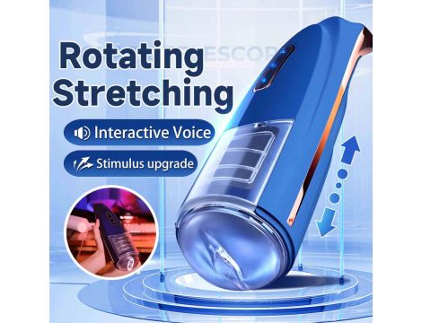 Masturbator męski Lovesecret Premium Pro 2 33 cm rotacyjny USB wodoodporny - 2