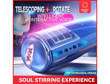 Masturbator męski Lovesecret Premium Pro 2 33 cm rotacyjny USB wodoodporny - 4