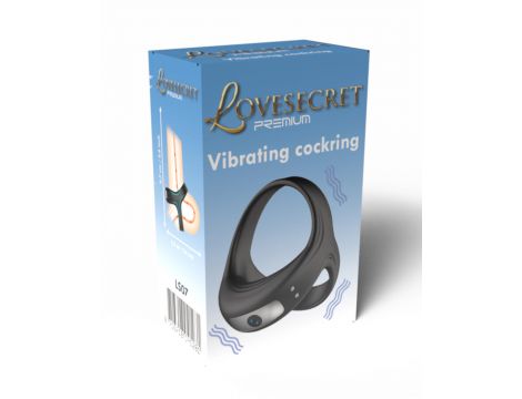 Wibrujący pierścień erekcyjny Lovesecret Premium silikonowy wodoodporny USB