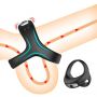 Wibrujący pierścień erekcyjny Lovesecret Premium silikonowy wodoodporny USB - 4