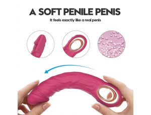 Wibrator Lovesecret Premium G Spot realistyczny różowy USB 22 cm