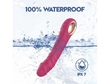 Wibrator Lovesecret Premium G Spot realistyczny różowy USB 22 cm - 6