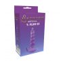 Korek analny TPE Lovesecret T Plug 05 fioletowy 12 cm - 4