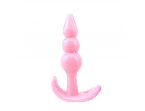 Korek analny Lovesecret T Plug 07 różowy 9 cm - 4