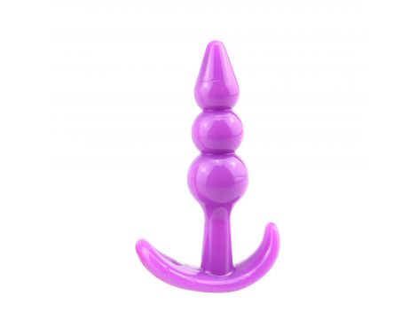 Korek analny Lovesecret Sensual T Plug 08 fioletowy 9,3 cm - 3