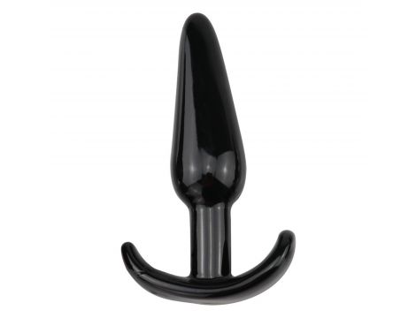 Korek analny Lovesecret T Plug 09 czarny 12 cm TPE - 4