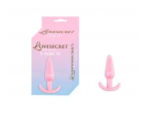 Korek analny Lovesecret Sensual T Plug 10 różowy 12,3 cm