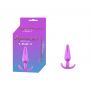 Korek analny elastyczny TPE Lovesecret Sensual fioletowy 12,3 cm - 4