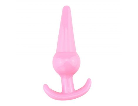 Korek analny Lovesecret Sensual T Plug 13 różowy 12,6 cm - 3