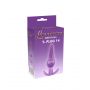 Korek analny elastyczny TPE Lovesecret Sensual fioletowy 12,6 cm - 3