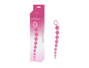 Koraliki analne silikonowe Lovesecret różowe 30 cm