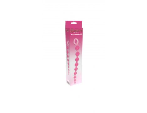 Koraliki analne silikonowe Lovesecret różowe 30 cm - 2