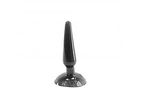 Korek analny z przyssawką Lovesecret czarny 11 cm - 4