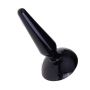 Korek analny z przyssawką Lovesecret czarny 11 cm - 4