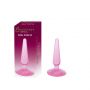 Korek analny Lovesecret z przyssawką różowy 11 cm - 4