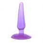 Korek analny Lovesecret z przyssawką fioletowy 11 cm - 4