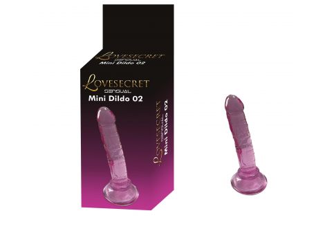Realistyczne mini dildo Lovesecret różowe 14 cm