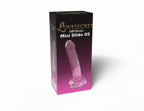 Realistyczne mini dildo Lovesecret różowe 14 cm - 2