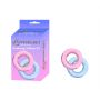 Pierścienie erekcyjne Lovesecret dwupak różowy niebieski 3,5 cm - 2