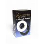 Pierścień erekcyjny Lovesecret 2 sztuki przezroczysty i czarny 3,5 cm - 4