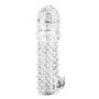 Rękaw na penisa przezroczysty z wypustkami Lovesecret LS37 12,5 cm - 4